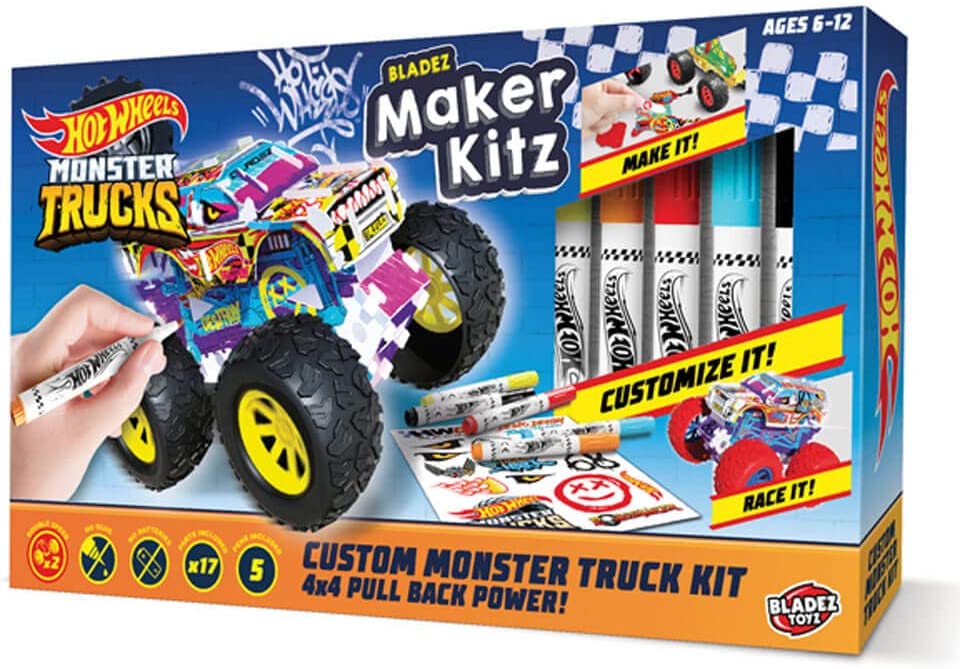 Buy Hot Wheels Maker Kitz Custom Monster Truck Kit | Yallatoys.com