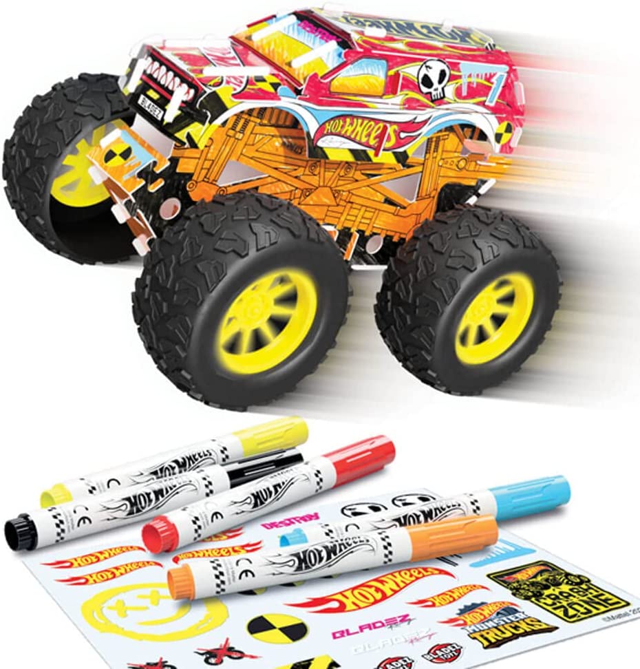 Buy Hot Wheels Maker Kitz Custom Monster Truck Kit | Yallatoys.com