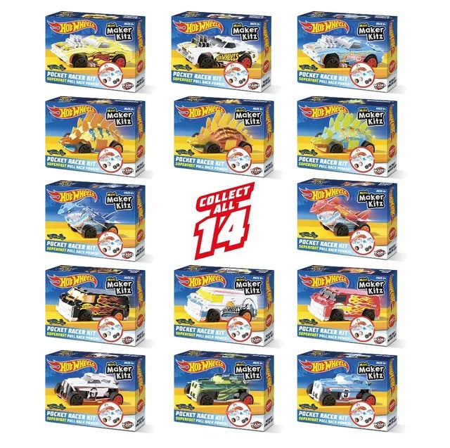 Buy Hot Wheels Bladez Mini Pocket Car Maker Kits (Sold Separately Subject to Availability) | Yallatoys.com
