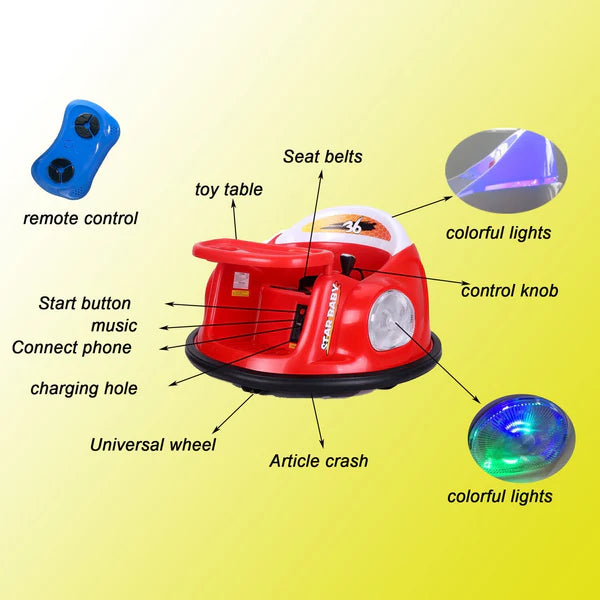 bumper car toy parts name