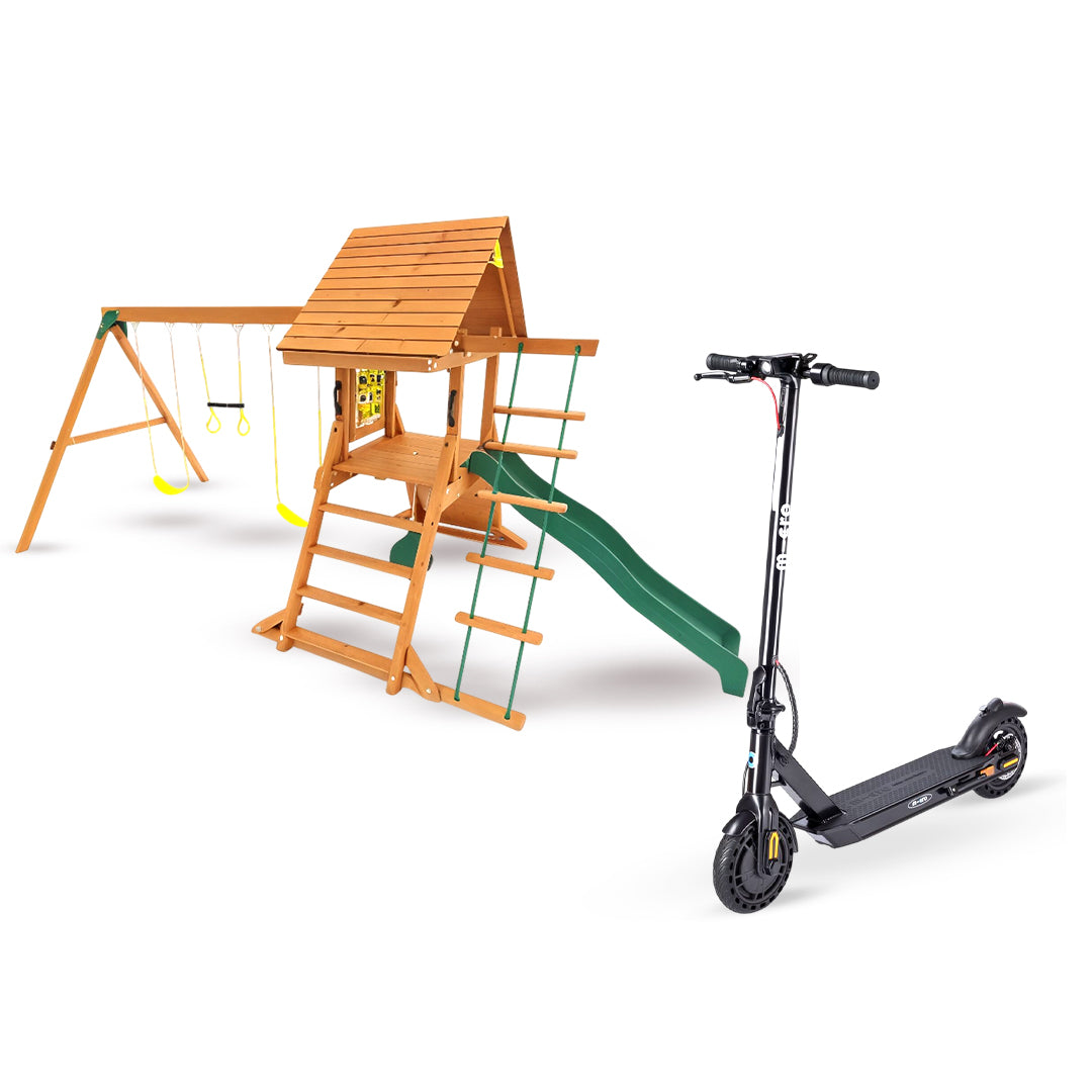 Buy Adventure Duo Hilltop Swing and Electric Scooter | Yallatoys.com