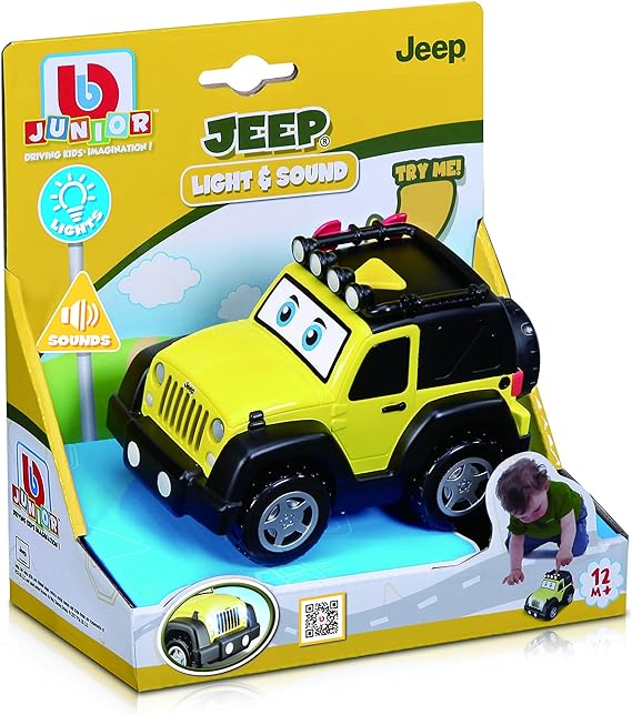 Buy Bburago Junior Jeep Light And Sound Wrangler | Yallatoys.com