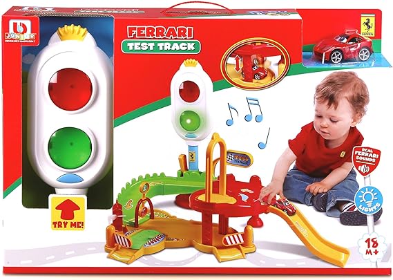 Buy Bburago Ferrari Test Track With F12Berlinetta | Yallatoys.com