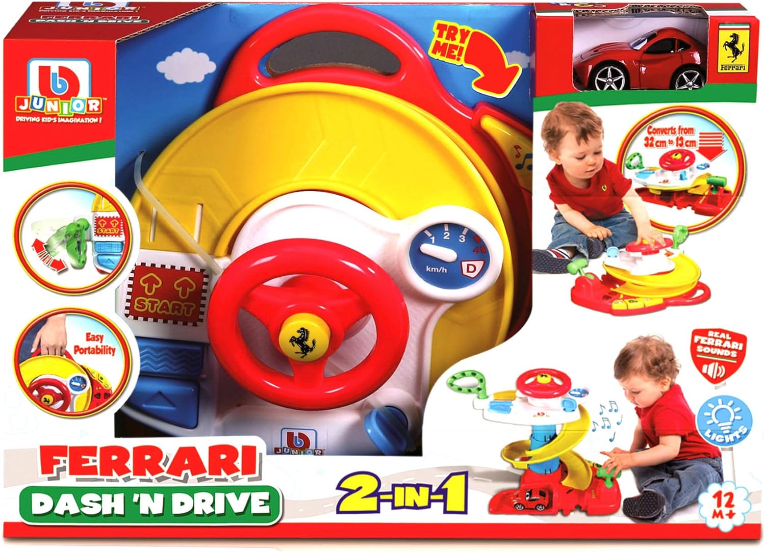 Buy Bburago Ferrari Dash N Drive | Yallatoys.com
