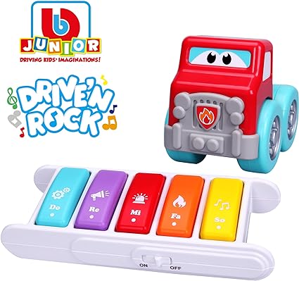 Buy Bburago Fire Truck With Piano | Yallatoys.com