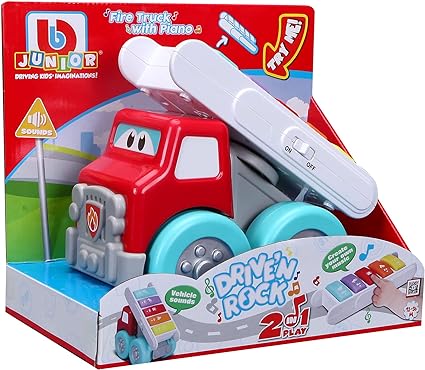Buy Bburago Fire Truck With Piano | Yallatoys.com