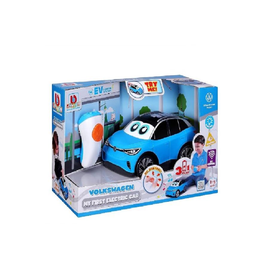 Buy Bburago My First Electric Car Ev Blue | Yallatoys.com