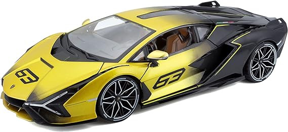 Buy Bburago Lamborghini Sian Die Cast Car Fade Yellow | Yallatoys.com