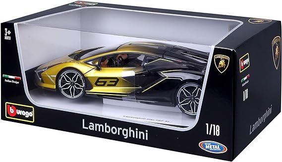 Buy Bburago Lamborghini Sian Die Cast Car Fade Yellow | Yallatoys.com