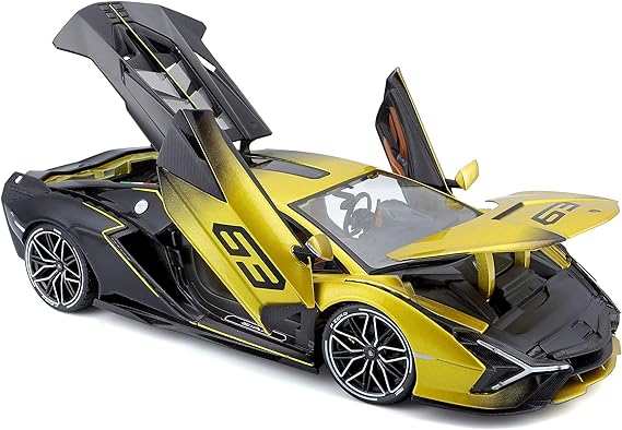 Buy Bburago Lamborghini Sian Die Cast Car Fade Yellow | Yallatoys.com