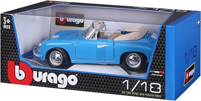 Buy Bburago Porsche 356B Cabriolet Diecast Vehicle | Yallatoys.com
