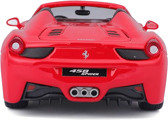 Buy Bburago Race And Play Of The Ferrari 458 Spider Sports Car Die-Cast Model | Yallatoys.com