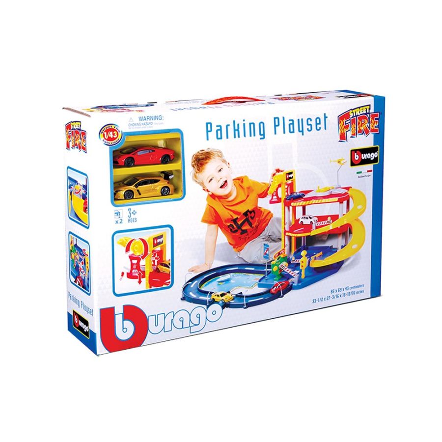Buy Bburago Collezione Streetfire Parking Playset | Yallatoys.com