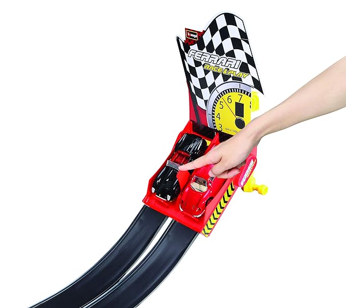 Buy Bburago Ferrari R And P Dual Loop Playset | Yallatoys.com