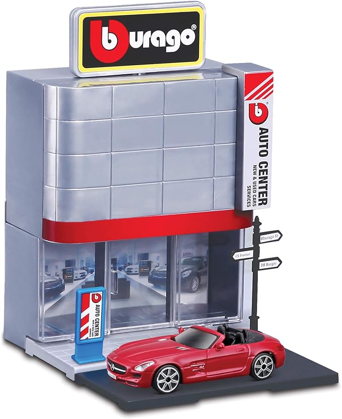 Buy Bburago City Car Dealer Set | Yallatoys.com