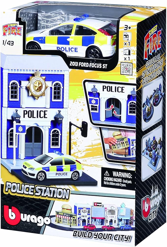 Buy Bburago City Police Station Set (Sold Separately Subject To Availability) | Yallatoys.com