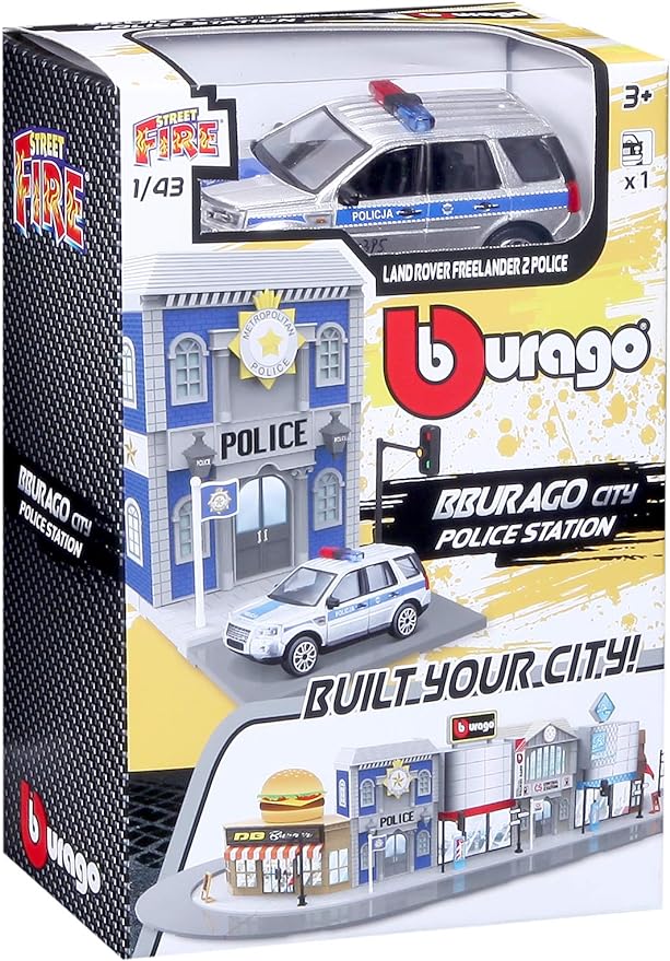 Buy Bburago City Police Station Set (Sold Separately Subject To Availability) | Yallatoys.com