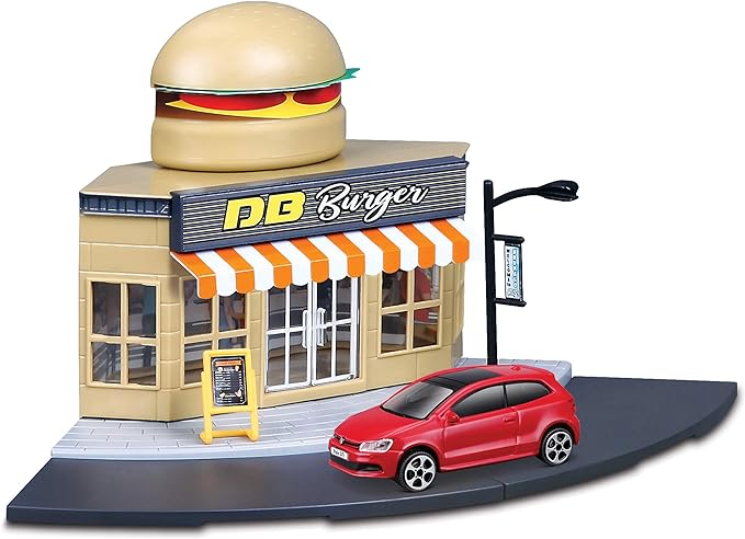 Buy Bburago Fast Food City Playset | Yallatoys.com