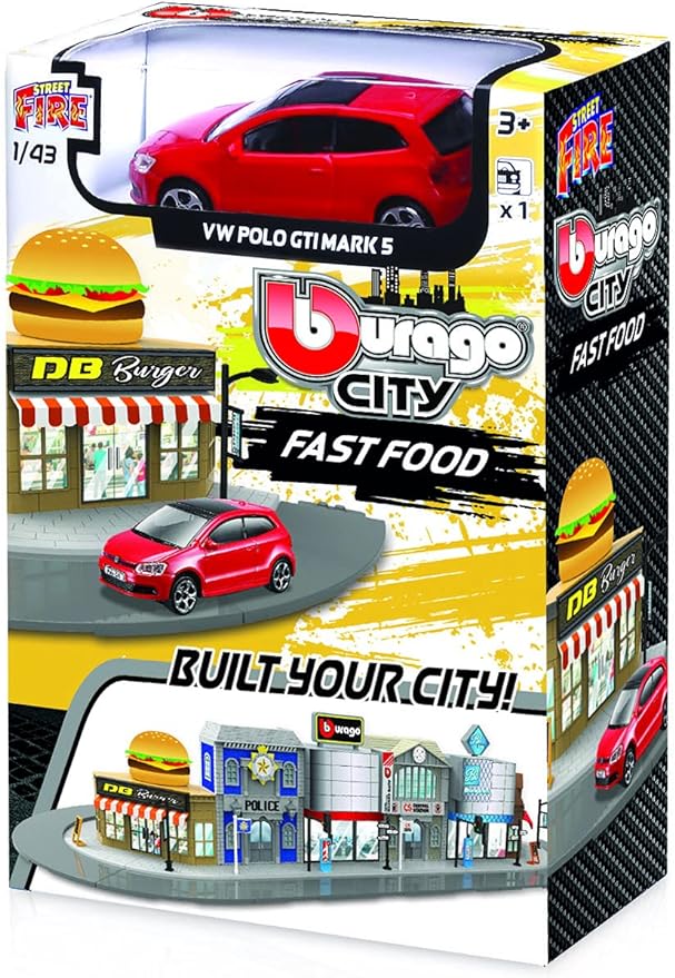 Buy Bburago Fast Food City Playset | Yallatoys.com