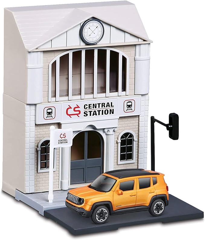 Buy Bburago Train Station Playset | Yallatoys.com