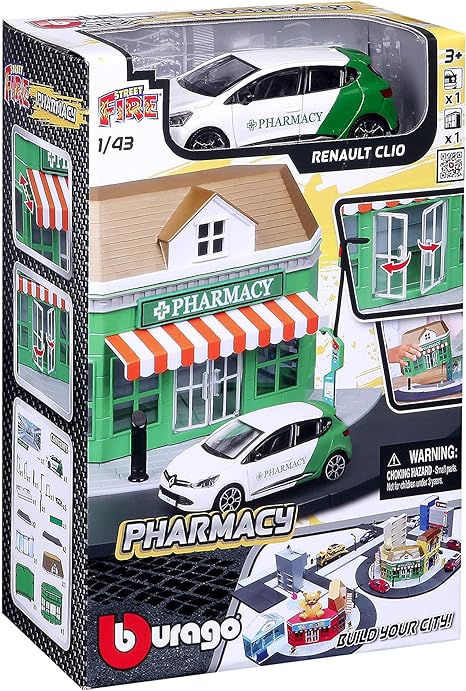 Buy Bburago Street Fire City Pharmacy | Yallatoys.com