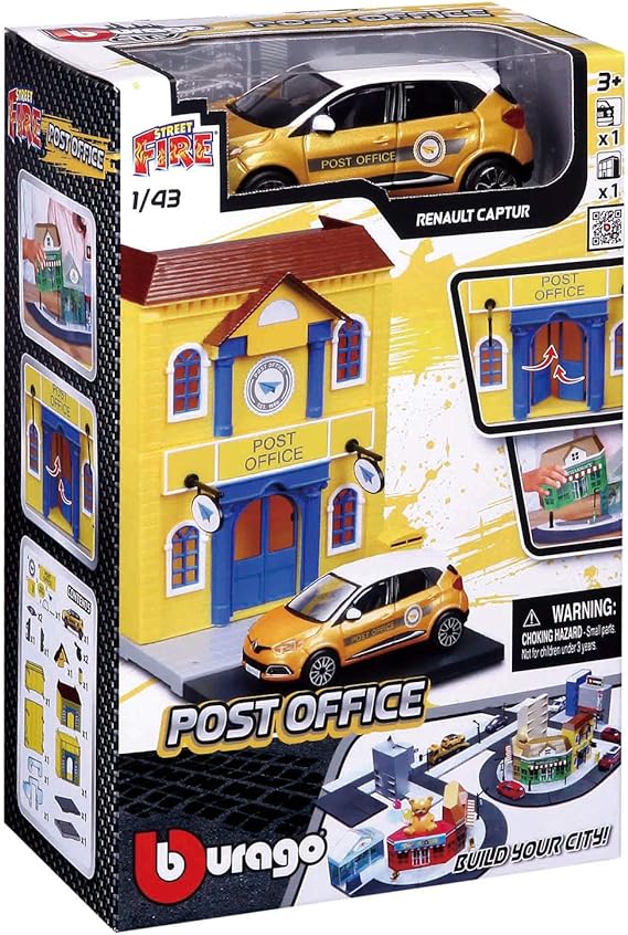 Buy Bburago Street Fire City Post Office | Yallatoys.com