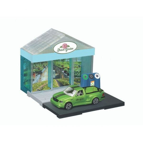 Buy Bburago Street Fire City Garden House | Yallatoys.com