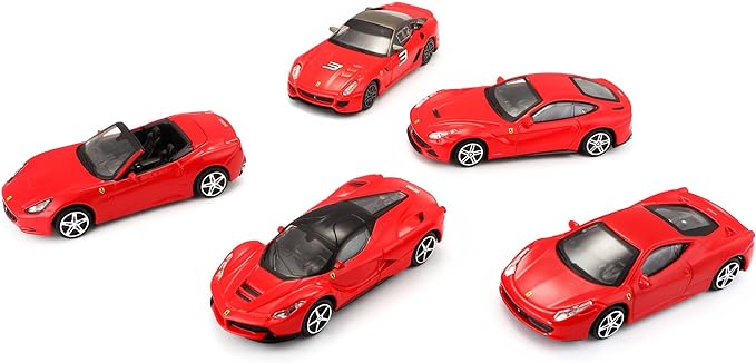 Buy Bburago Ferrari Race And Play 5 Pcs Pack (Sold Separately Subject To Availability) | Yallatoys.com