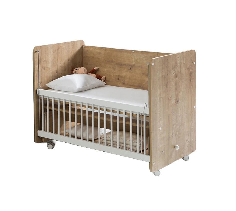 Babywhen Practical Wheeled Rocked Mother Side Cradle BabyWhen Yallatoys