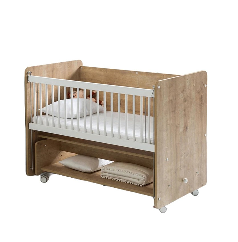 Babywhen Practical Wheeled Rocked Mother Side Cradle BabyWhen Yallatoys