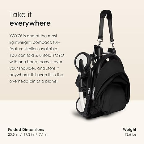 Babyzen YOYO2 Stroller Frame Black BABYZEN Yallatoys