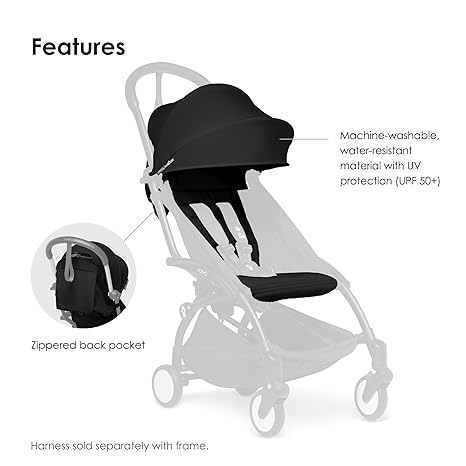 Babyzen YOYO Stroller Black 6m+ Color Pack BABYZEN Yallatoys