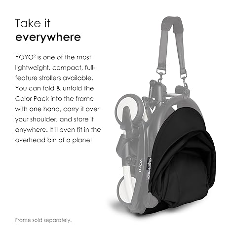 Babyzen YOYO Stroller Black 6m+ Color Pack BABYZEN Yallatoys