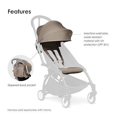 Babyzen YOYO Stroller Taupe 6m+ Color Pack BABYZEN Yallatoys