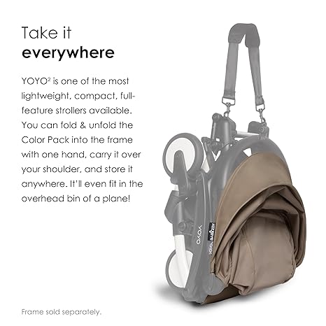 Babyzen YOYO Stroller Taupe 6m+ Color Pack BABYZEN Yallatoys