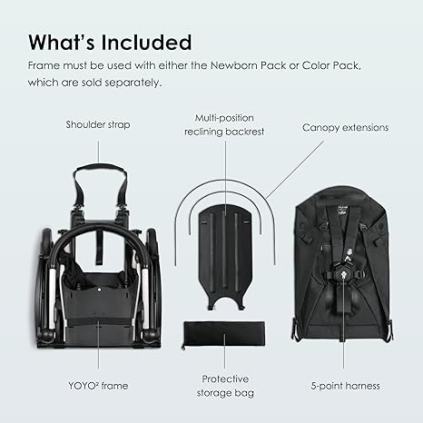 Babyzen YOYO2 Stroller Frame White BABYZEN Yallatoys