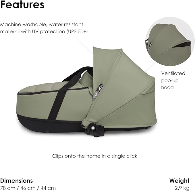 Babyzen YOYO Stroller Bassinet Olive BABYZEN Yallatoys