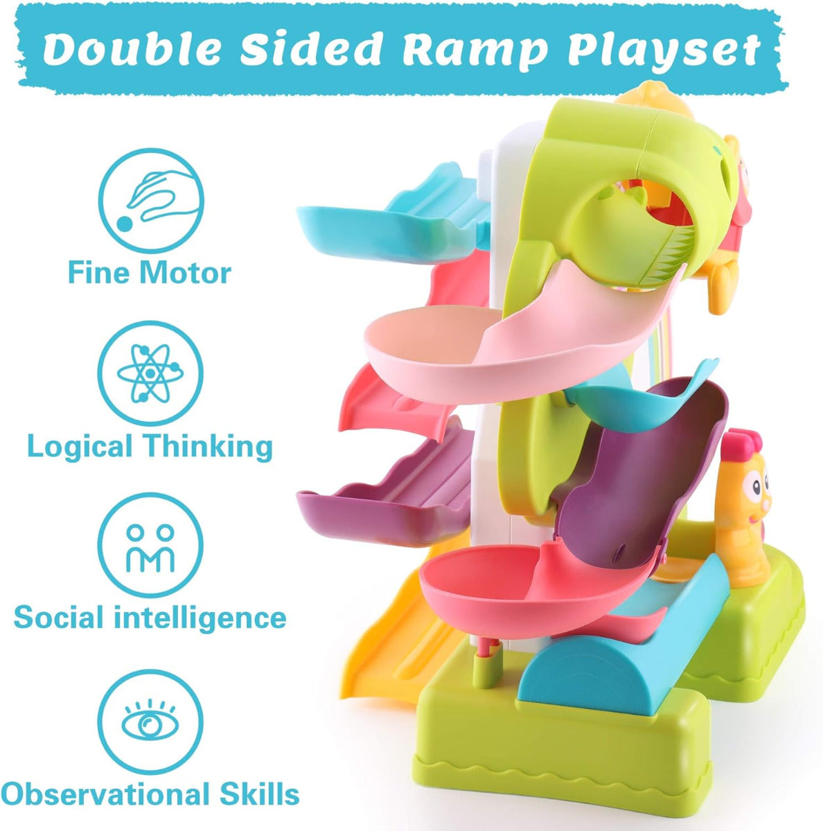 car ramp toy playset