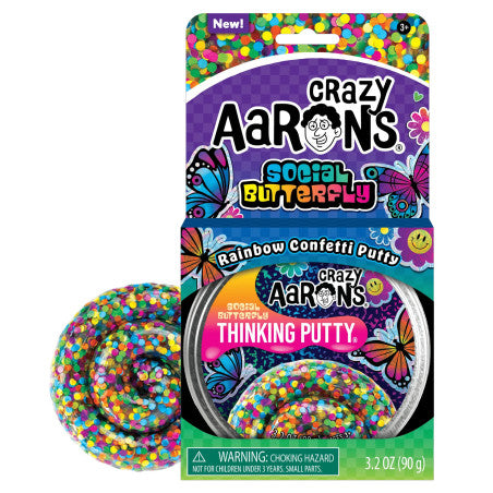 Buy Crazy Aarons Social Butterfly Thinking Putty | Yallatoys.com