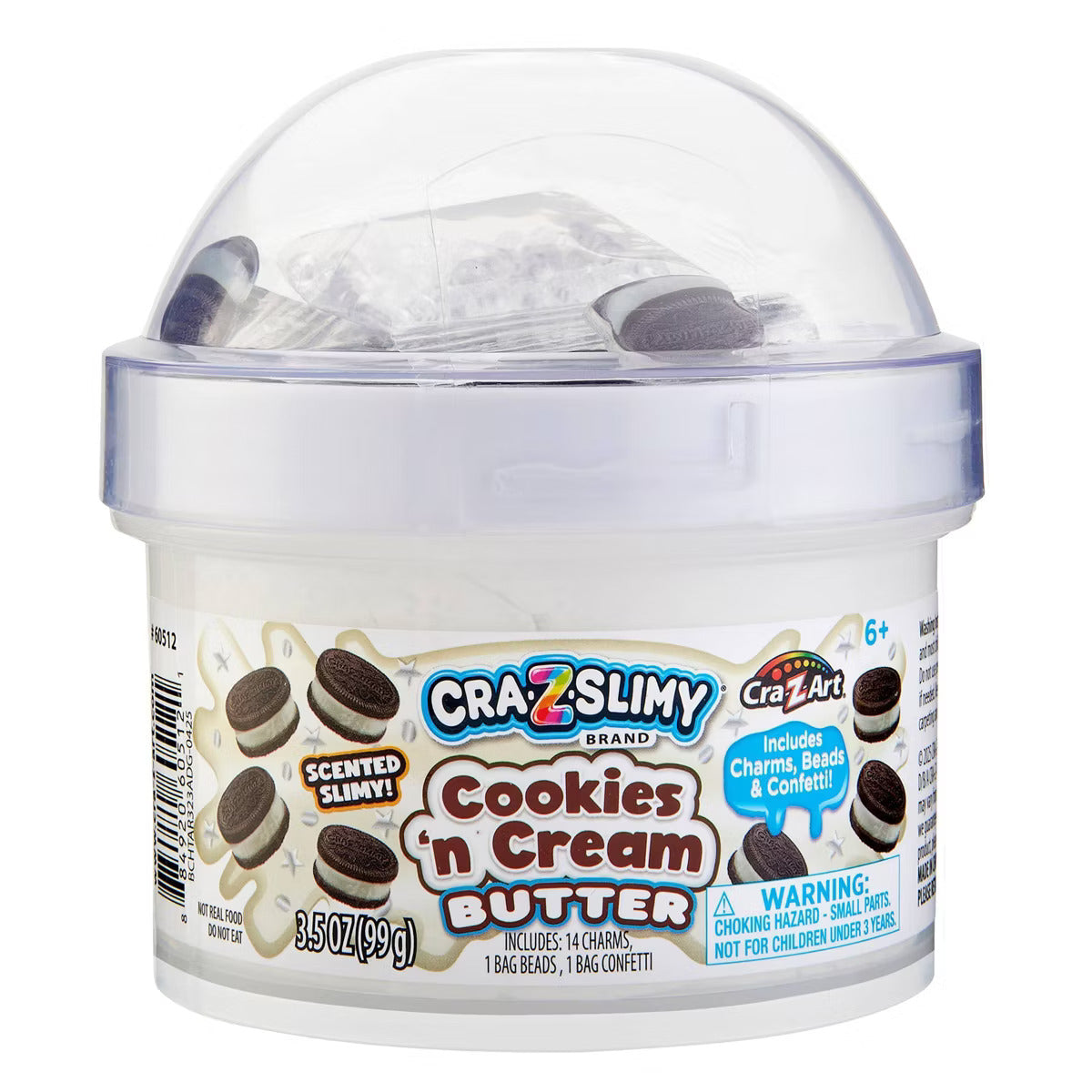 Buy CrazSlimy Dome Topper Jars Cookies N Cream | Yallatoys.com