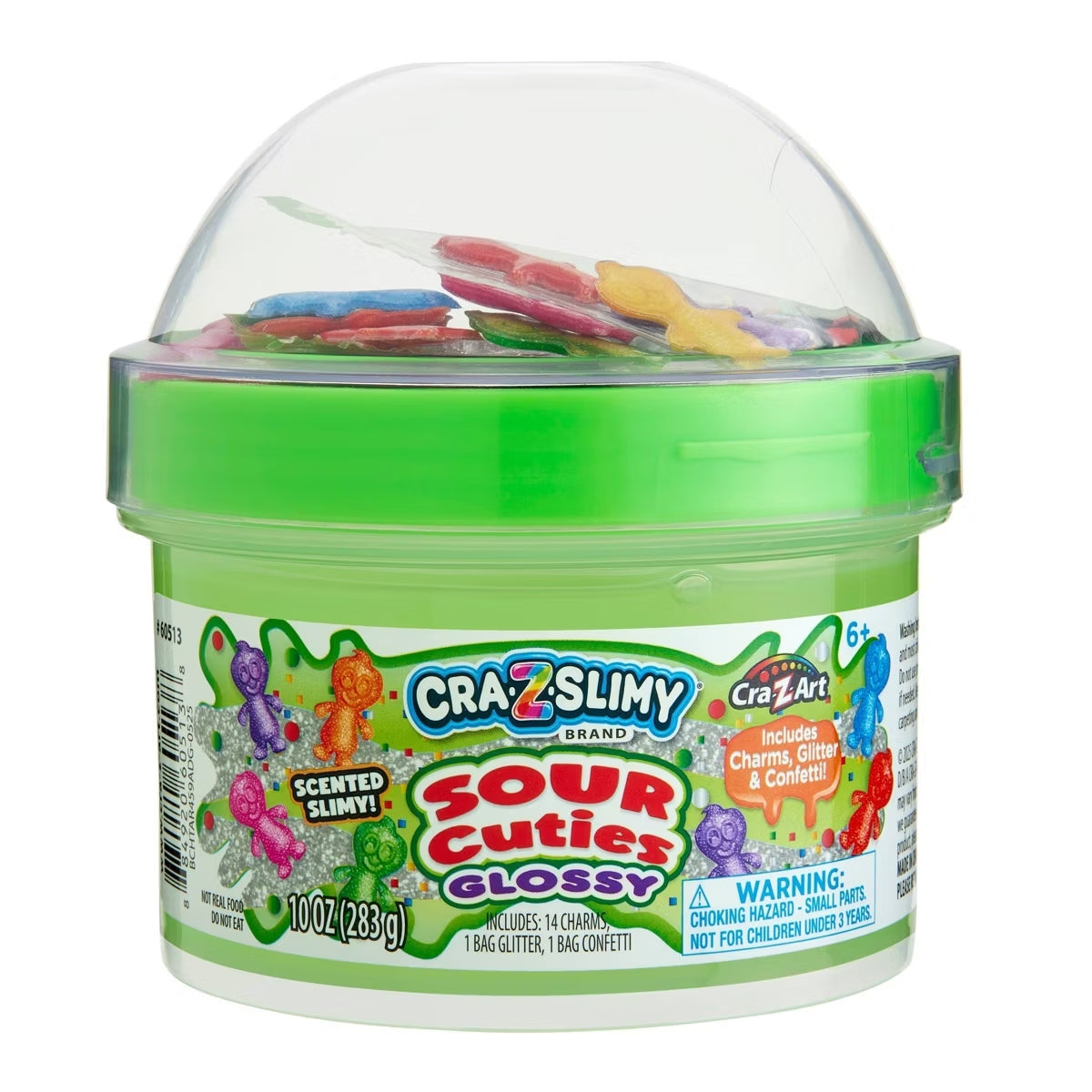 Buy CrazSlimy Dome Topper Jars Sour Cuties | Yallatoys.com