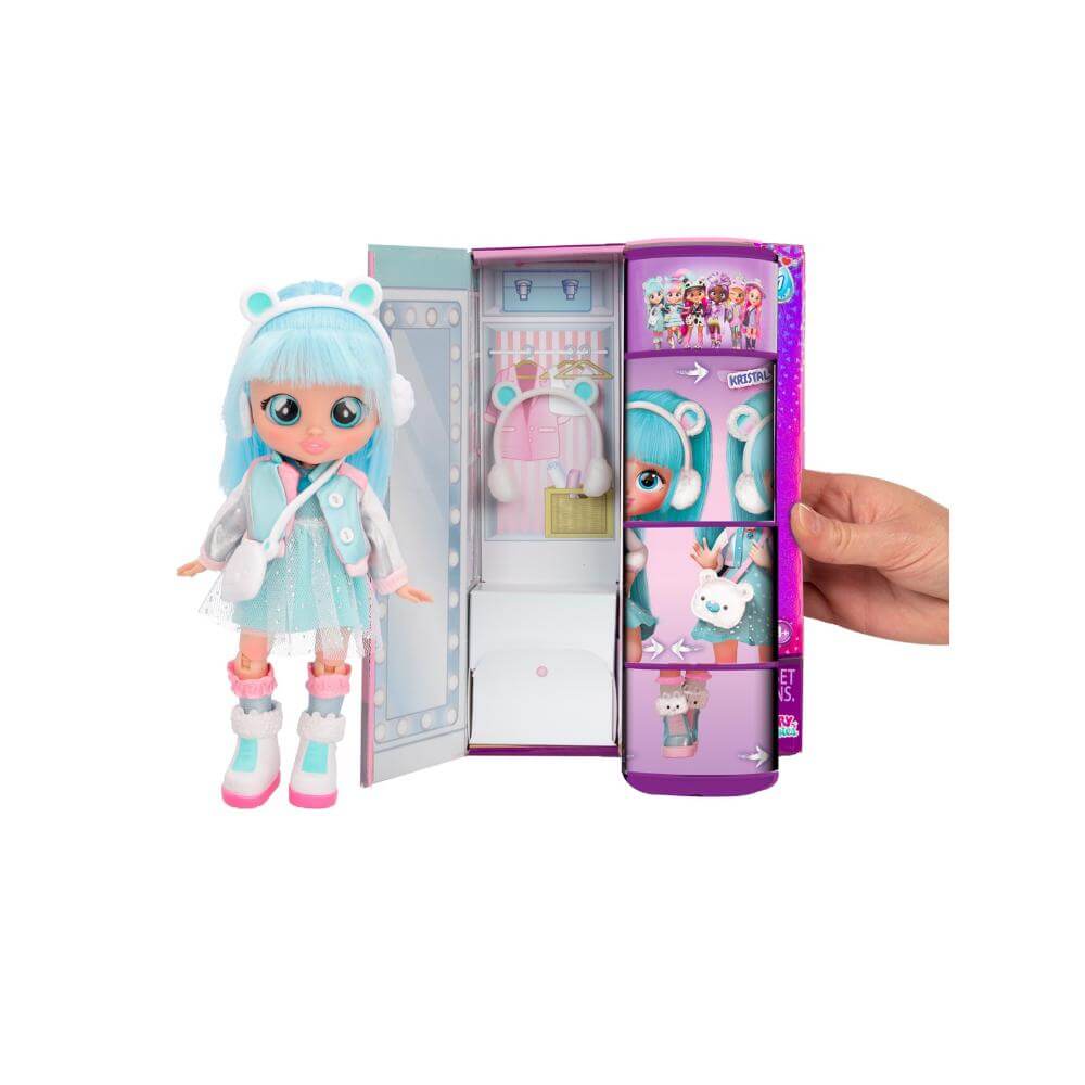 Buy Cry Babies BFF Kristal Fashion Doll Playset 8inch | Yallatoys.com