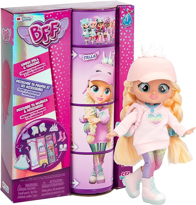 Buy Cry Babies BFF Stella Fashion Doll Playset 8inch | Yallatoys.com
