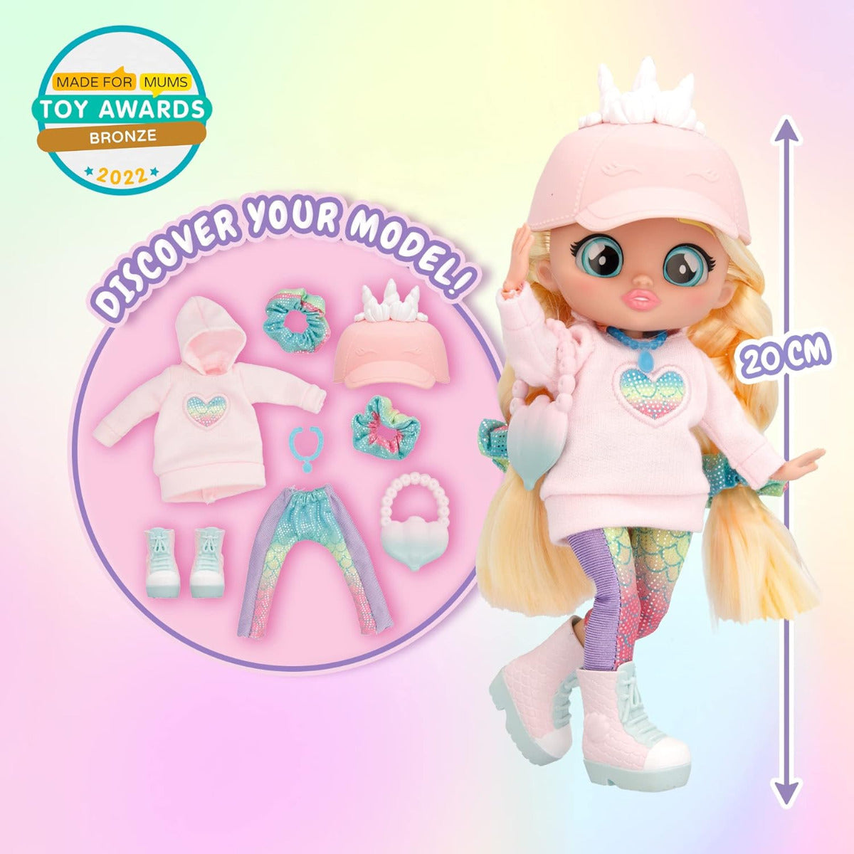 Buy Cry Babies BFF Stella Fashion Doll Playset 8inch | Yallatoys.com