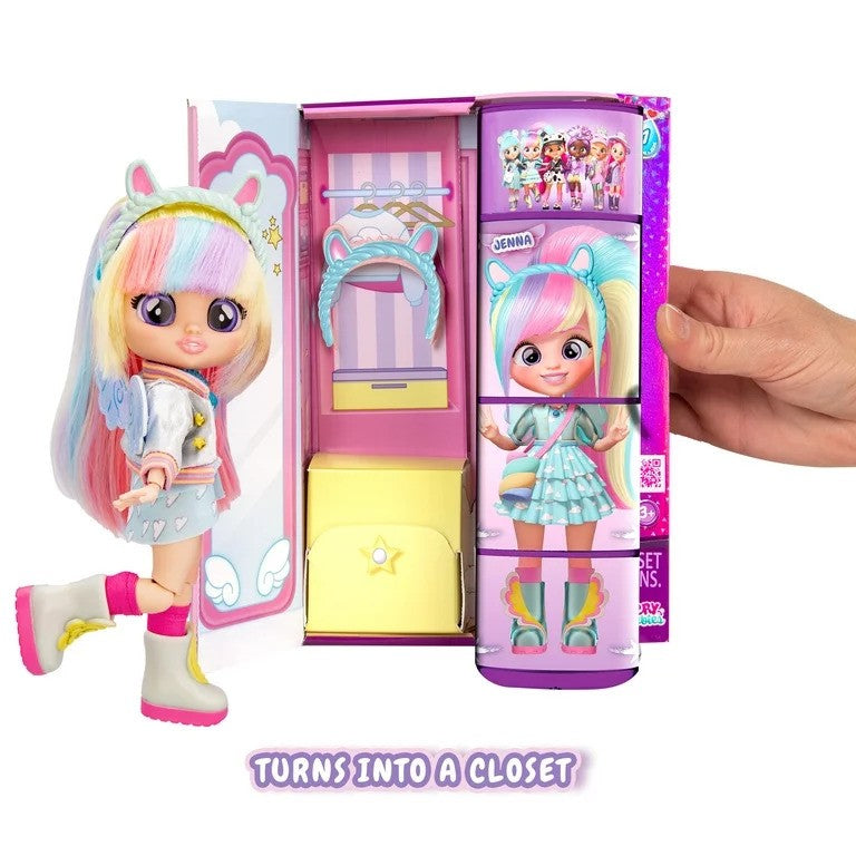 Buy Cry Babies BFF Jenna Fashion Doll Playset 8inch | Yallatoys.com