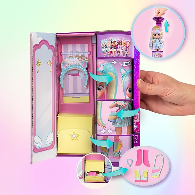 Buy Cry Babies BFF Jenna Fashion Doll Playset 8inch | Yallatoys.com