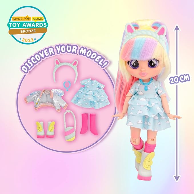 Buy Cry Babies BFF Jenna Fashion Doll Playset 8inch | Yallatoys.com