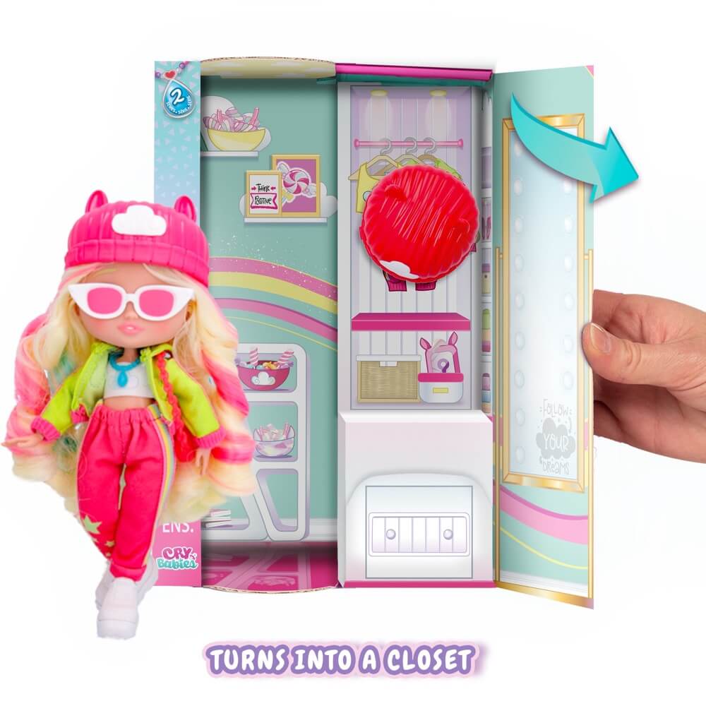 Buy Cry Babies BFF Hannah Fashion Doll Playset 8inch | Yallatoys.com