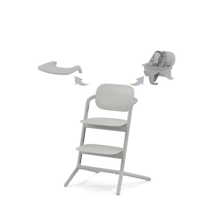 Cybex Lemo 3 In 1 High Chair Set Suede Grey & Mid Grey Cybex Yallatoys
