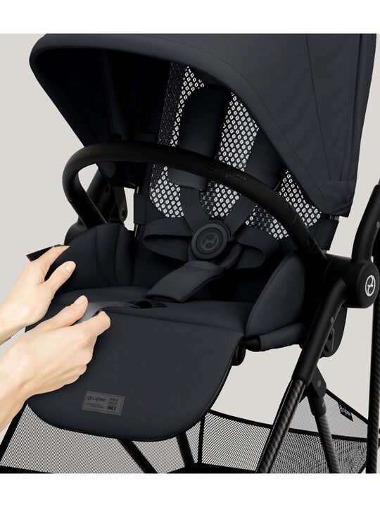 Cybex Melio Carbon Stroller Moon Black Stroller Cybex Yallatoys